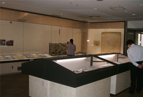 京都市歴史資料館の館内展示風景