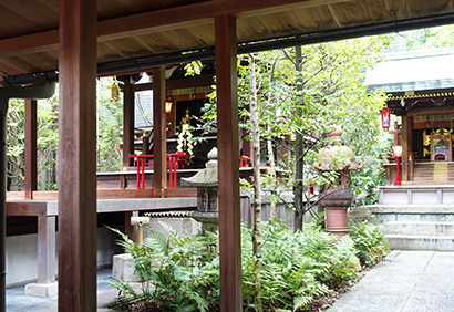 本殿横にある旧晴明井