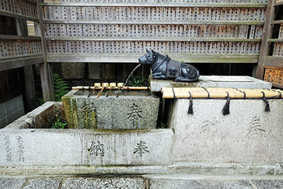 菅原院天満宮神社の手水舎