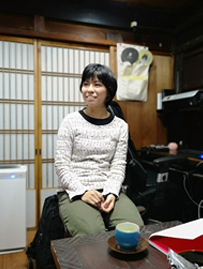 森紗恵子さん。どの話も興味深く、ついついガールズトークに花が咲いてしまった