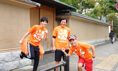 ゴール地点まで楽走です