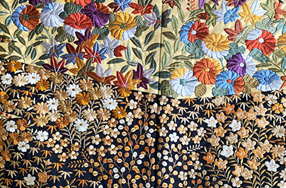 触れられそうな距離まで近づいて作品を眺める気持ちがよくわかる