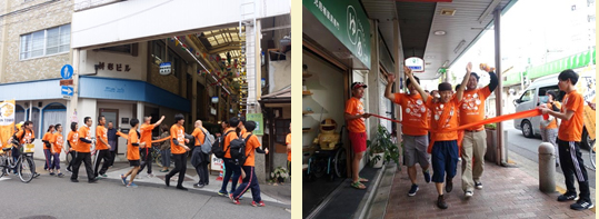 各中継地点では、さまざまなゴールがありました