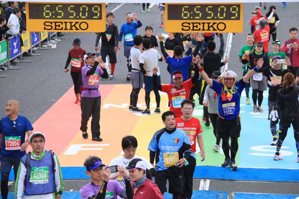 大阪マラソンのチャリティランナーとして完走