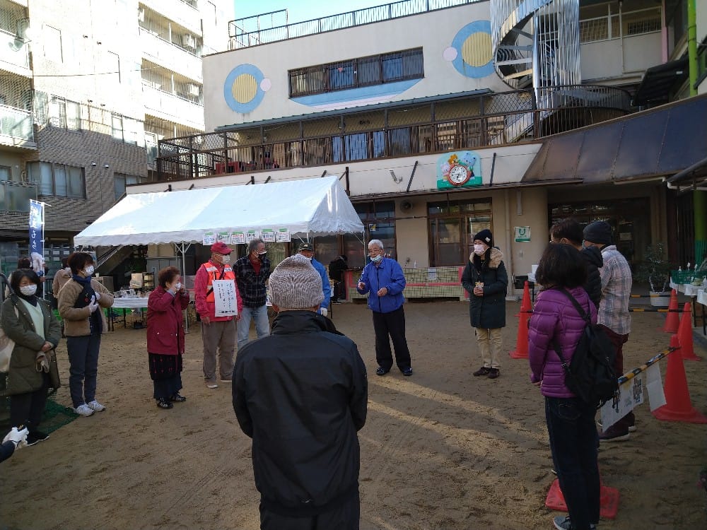 地域で協力して立売イベントを運営