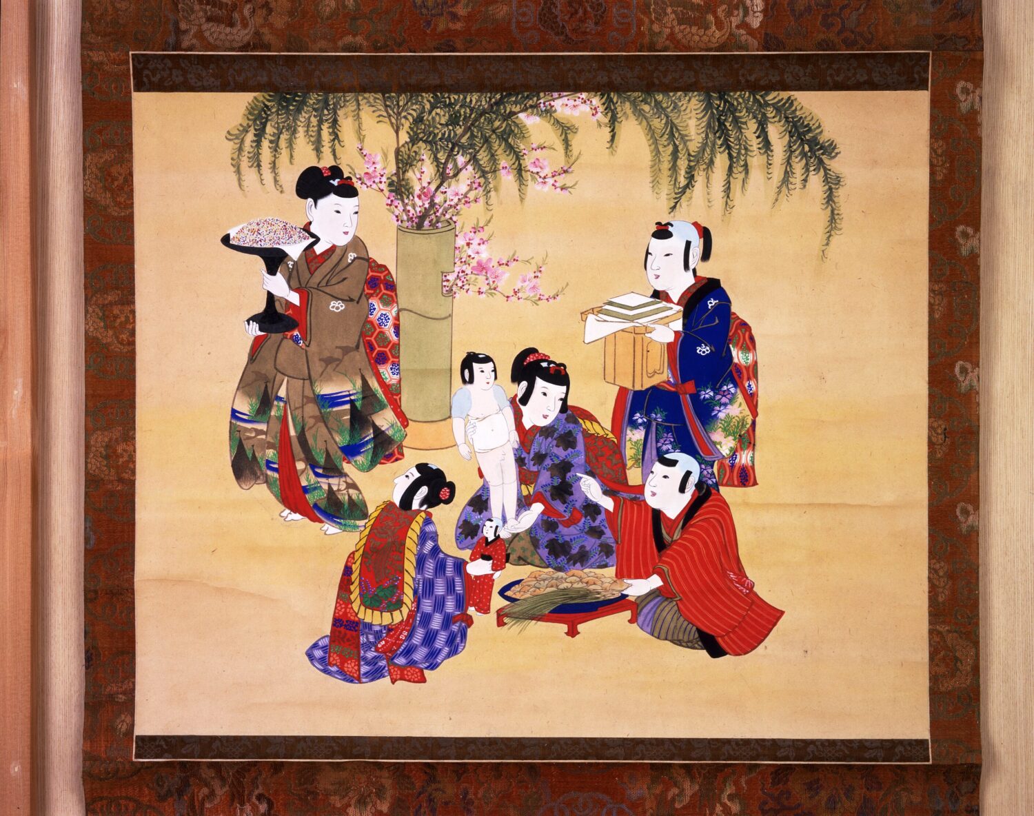 「上方雛飾図」京都府蔵(京都文化博物館管理)