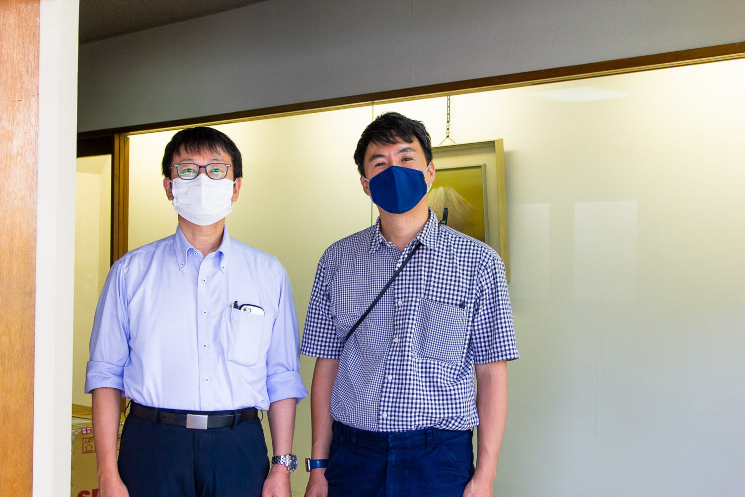左)副代表 関谷さん 右) SOO代表 日根野さん