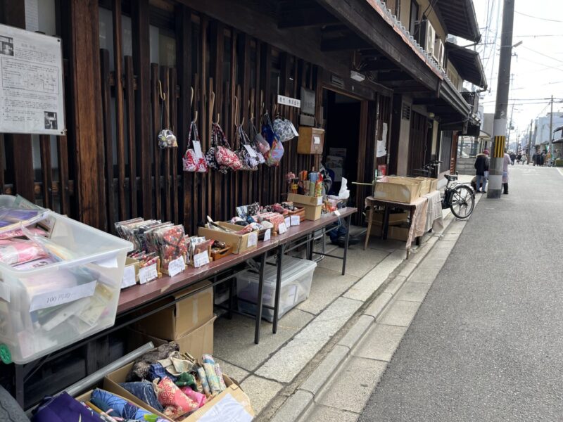 かばん、巾着などの和雑貨ブース