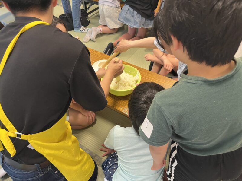 おはぎづくりに初挑戦！