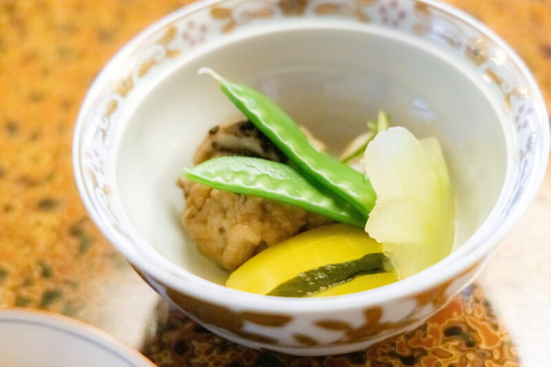 出汁を使ったおいしいお料理も一緒にいただきました。