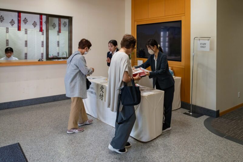 受付の様子