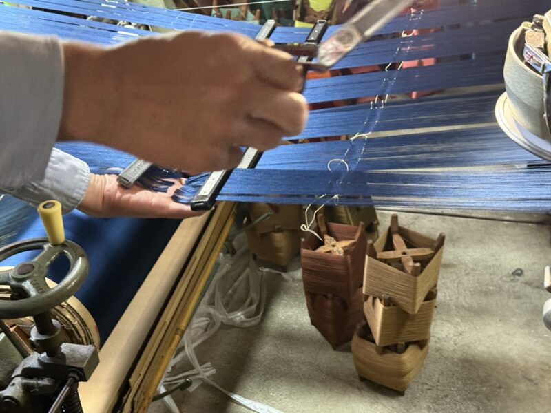 経継ぎ工程・手元