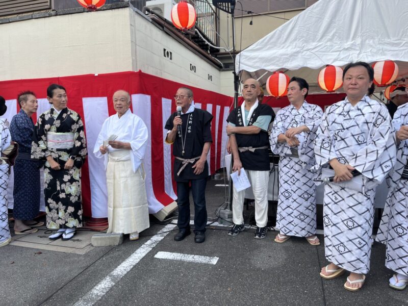 上七軒匠会 内海会長あいさつ