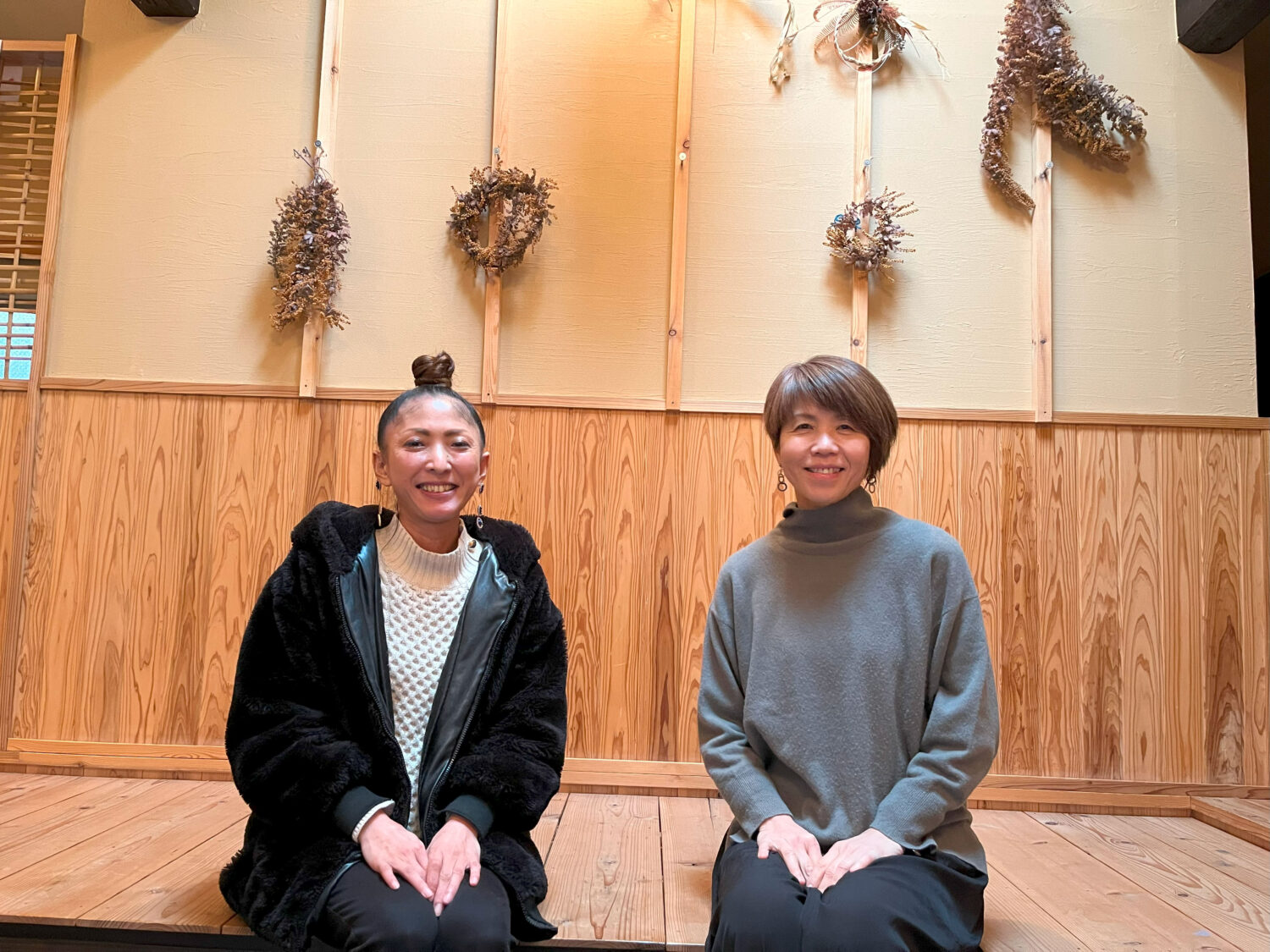 宮本さん（左）と上西さん（右）