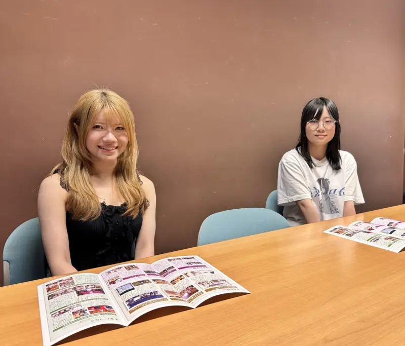 櫛田さん(左)と谷さん(右)