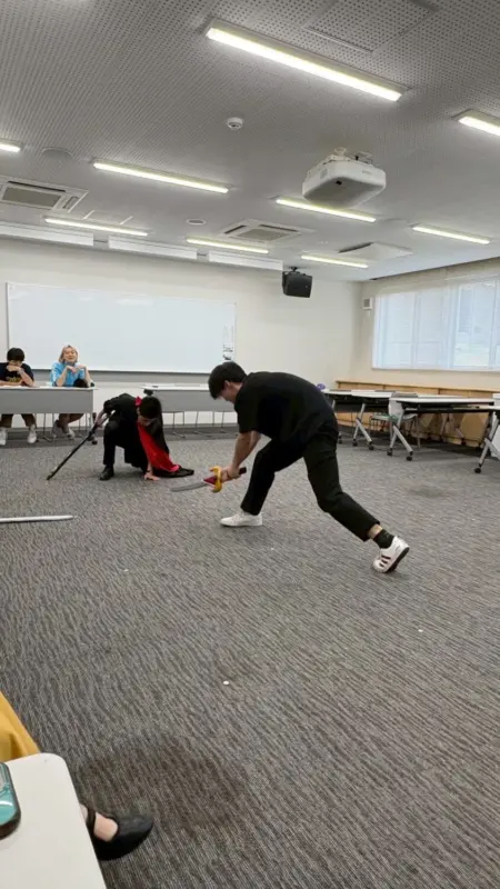 演技の練習