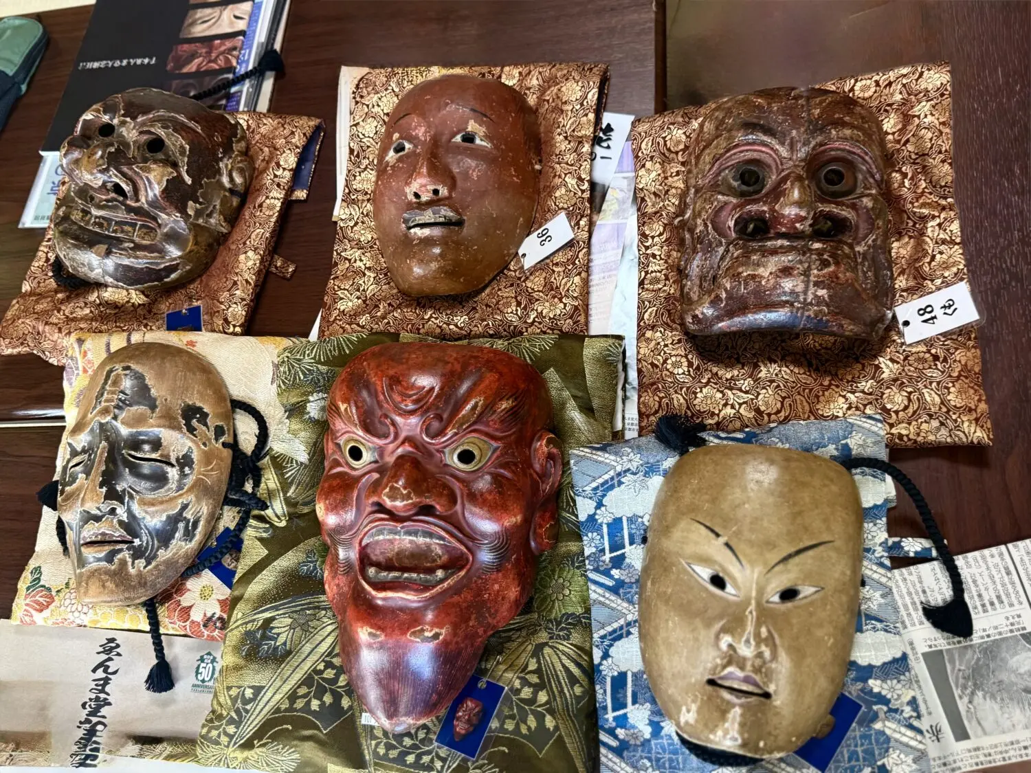 貴重な面を見せていただきました