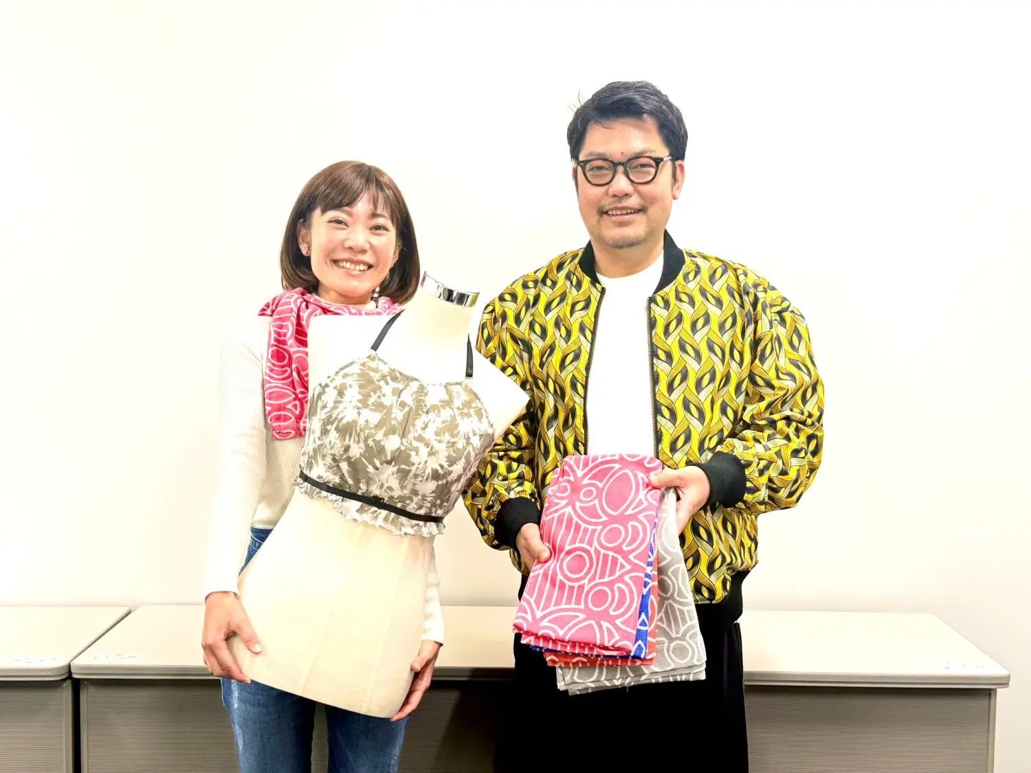 取材後の一枚 素敵な笑顔が輝きます