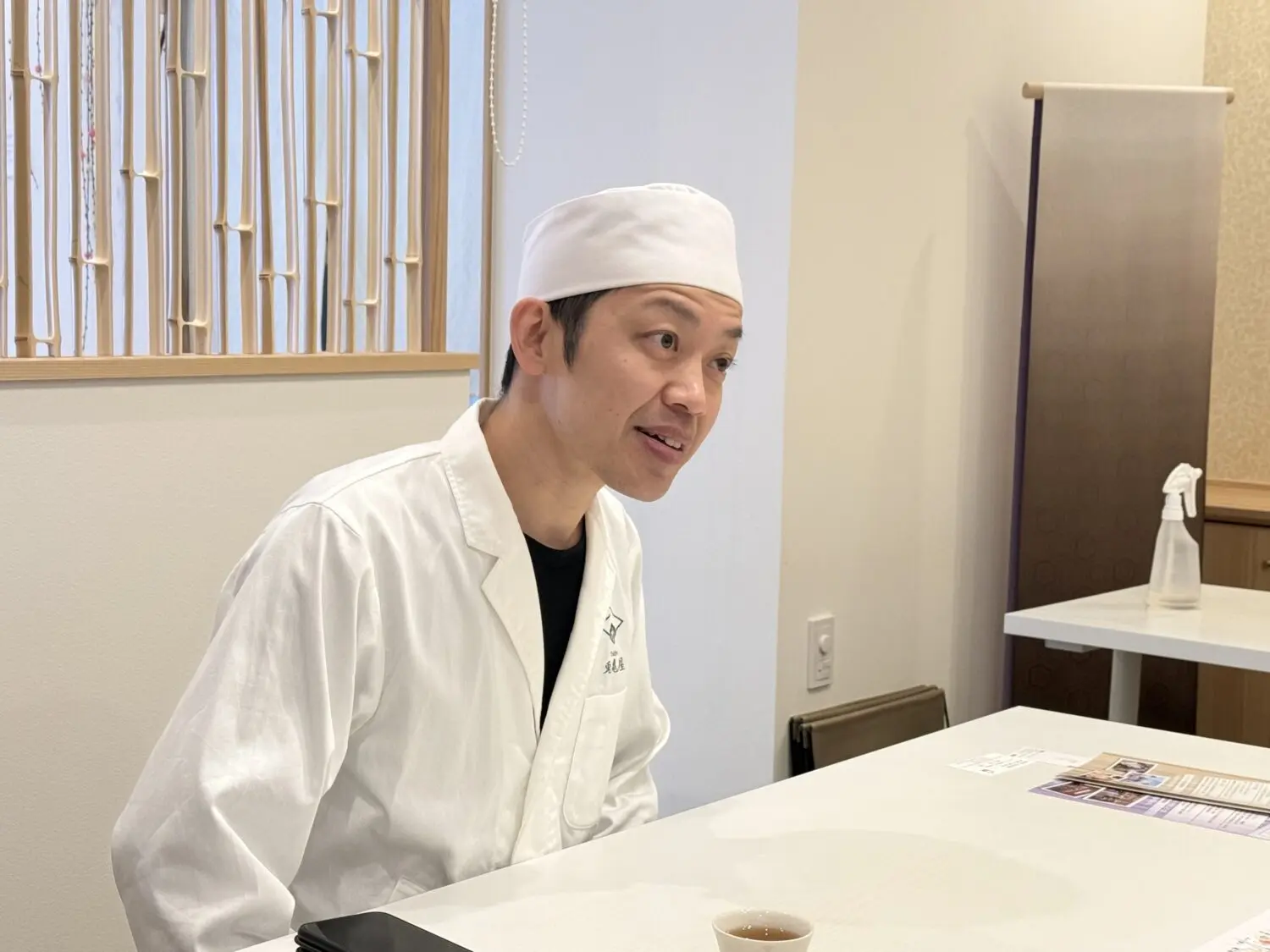 インタビューの様子