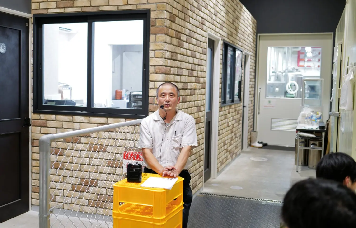 講師を務める山岡茂和さん(山岡酒店)