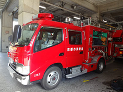 上京区の消防活動